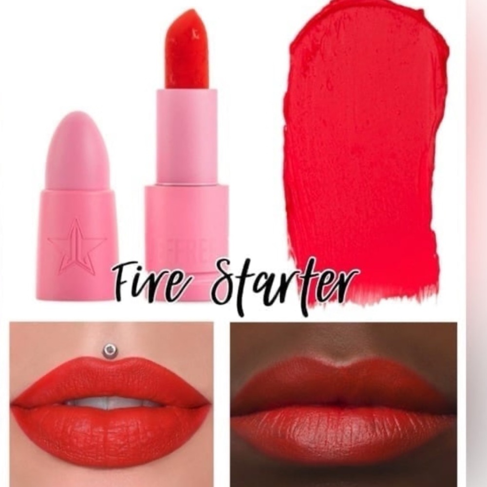 Jeffree Star Fire Starter Velvet Trap Lipstick NIB NWT